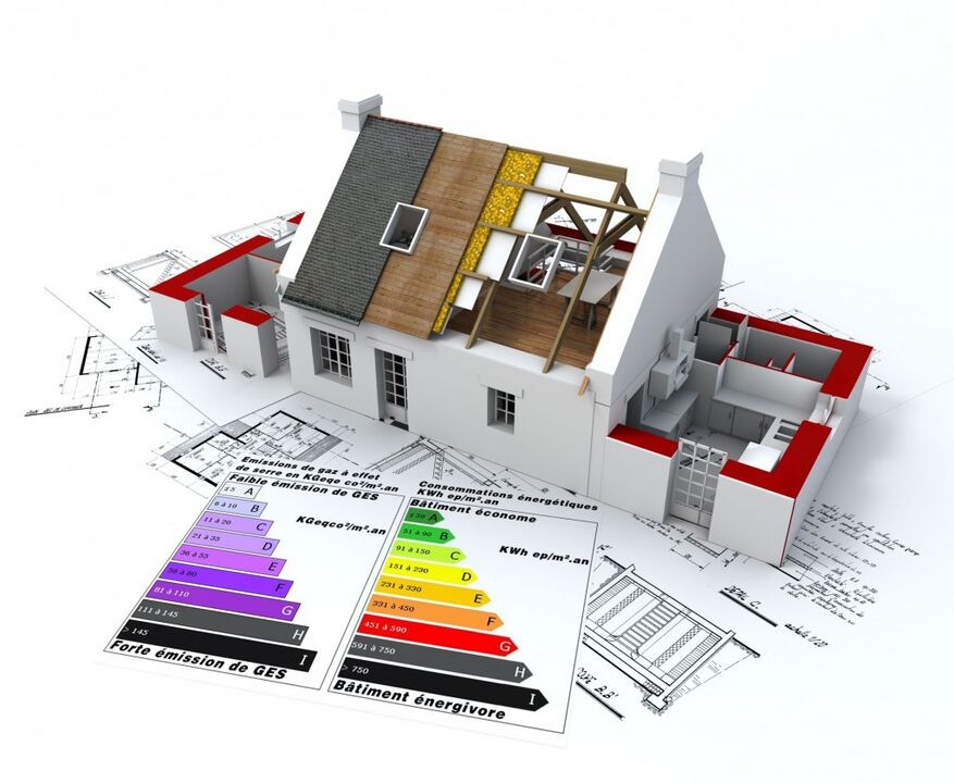 energy saving home construction plan